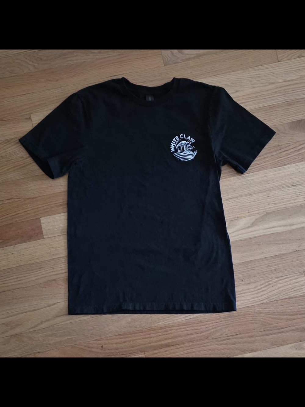 White Claw Logo Small Gildan Black Short-Sleeve T-Shirt